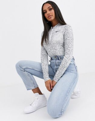 snake print nike outfit