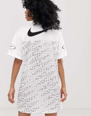 all white nike dress