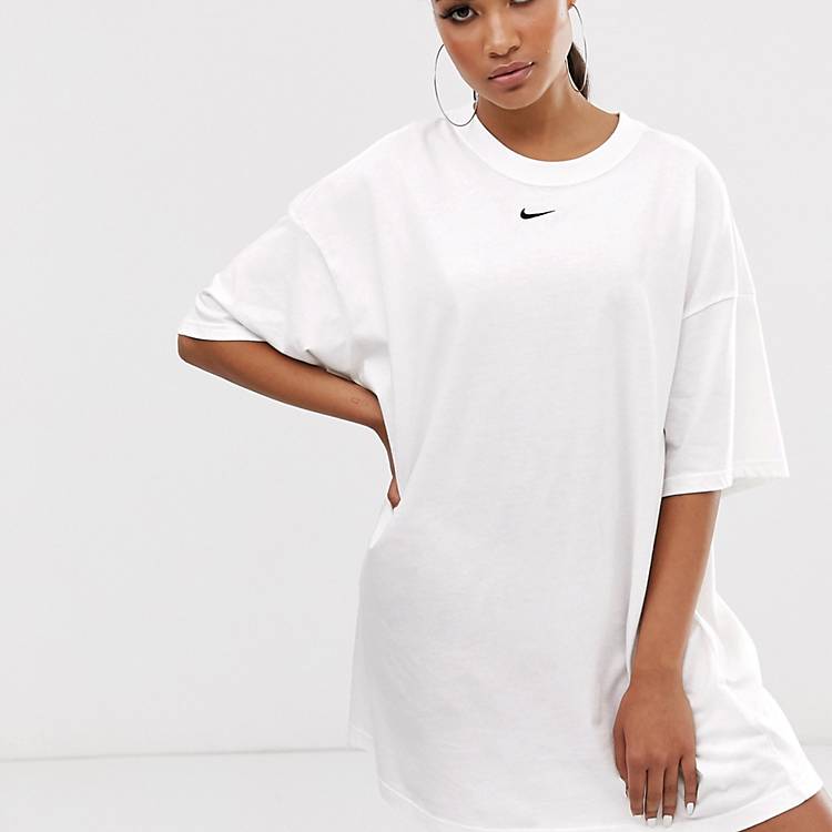 Nike White T-Shirt Dress ASOS