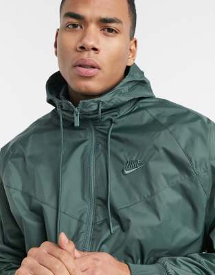 Mens green nike clearance jacket