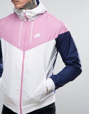 nike windbreaker mens pink