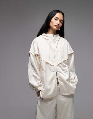 Nike Windrunner Hooded Jacket In Neutral
