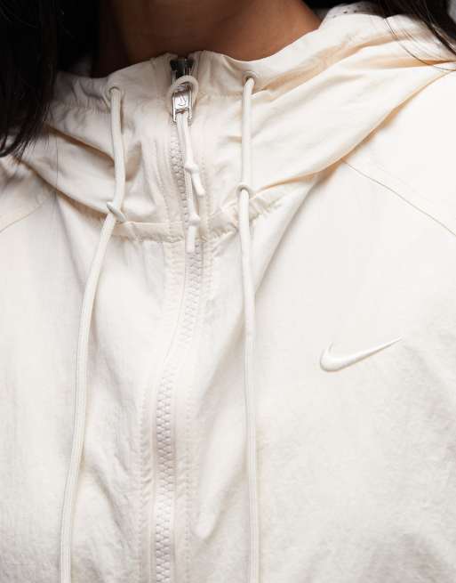 Nike Windrunner hooded jacket in beige , 2 of 4