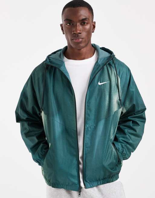 Nike Windrunner hooded jacket in green, 2 of 5