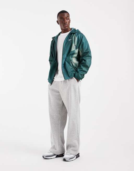 Nike Windrunner hooded jacket in green, 3 of 5
