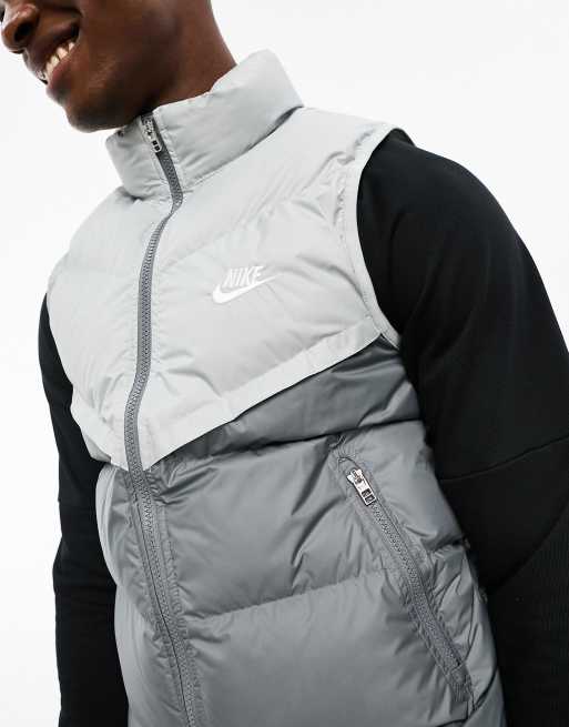 Nike Windrunner insulated gilet in grey