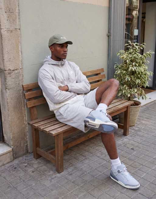 Nike – Windrunner – Kurtka dresowa w kolorze jasnoszarym i białym, 11 z 12