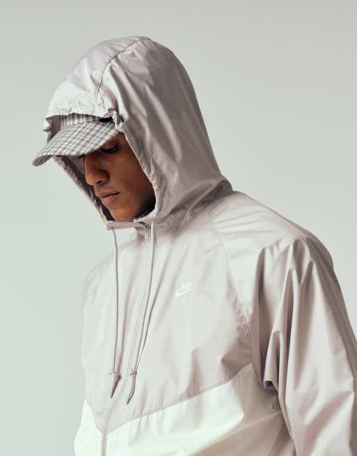 Nike – Windrunner – Kurtka dresowa w kolorze jasnoszarym i białym, 5 z 12