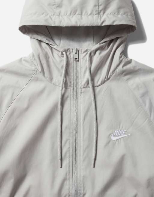Nike – Windrunner – Kurtka dresowa w kolorze jasnoszarym i białym, 8 z 12