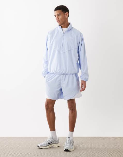 Nike Windrunner lightweight woven short in light blue - view 1
