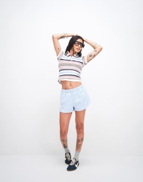 Nike – Windrunner – Ljusblå, vävda shorts, 2 tum - view 1