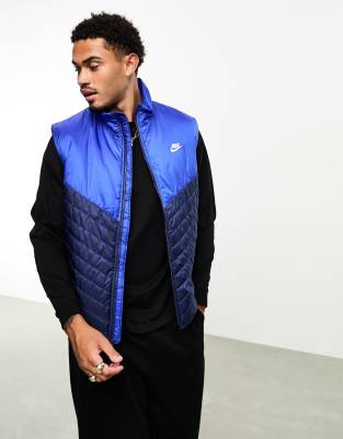 Nike Windrunner midweight padded gilet in navy - ASOS Price Checker