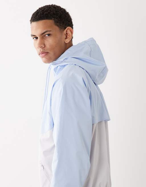 Nike – Windrunner – Niebiesko-szara, zapinana na zamek kurtka z kapturem, 4 z 5