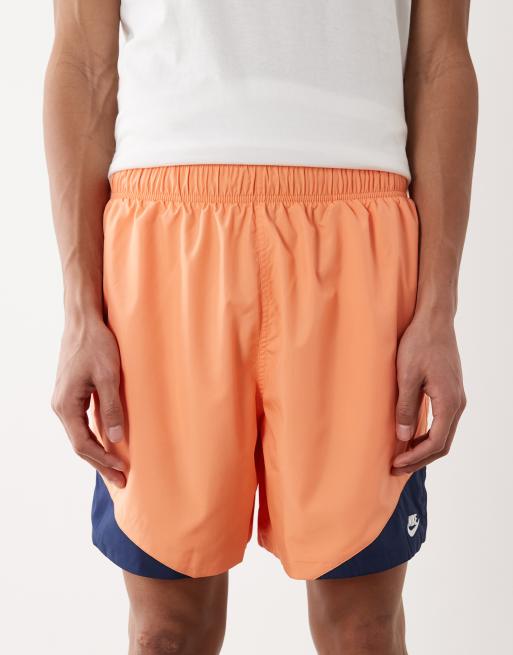 Nike – Windrunner – Pomarańczowe lekkie szorty z tkaniny, 4 z 5