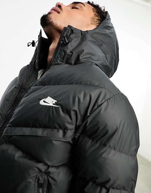 Nike Windrunner puffer jacket in black | ASOS Nike Windrunner puffer jacket in black | ASOS