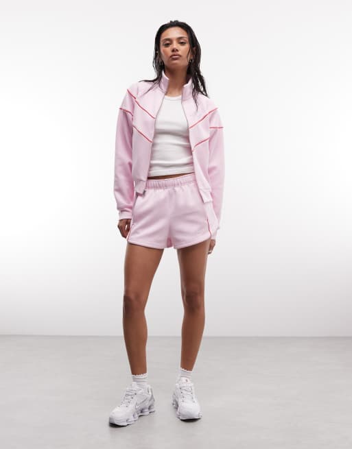 Nike – Windrunner – Shorts aus Webstoff in Hellrosa, 2 Zoll Schrittlänge , 2 von 5
