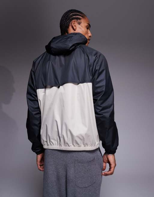 Nike Windrunner track jacket in black and grey, 3 of 5