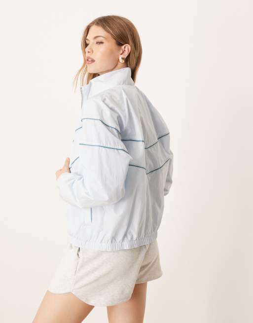 Nike windrunner track jacket in light blue , 2 of 4