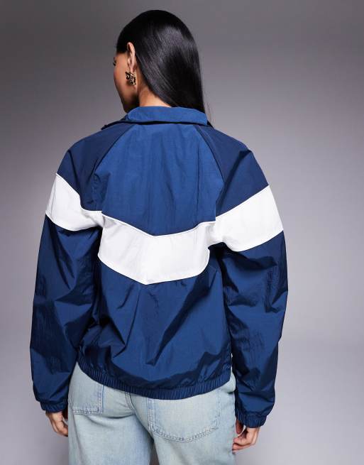 ジャケット・アウター nike wind runner track jacket Nike windrunner track jacket in navy and cream | ASOS