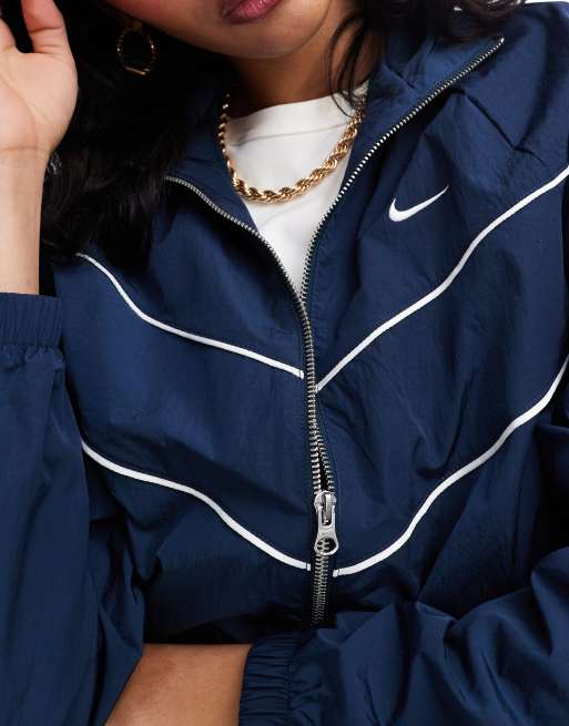 Nike windrunner track jacket in navy