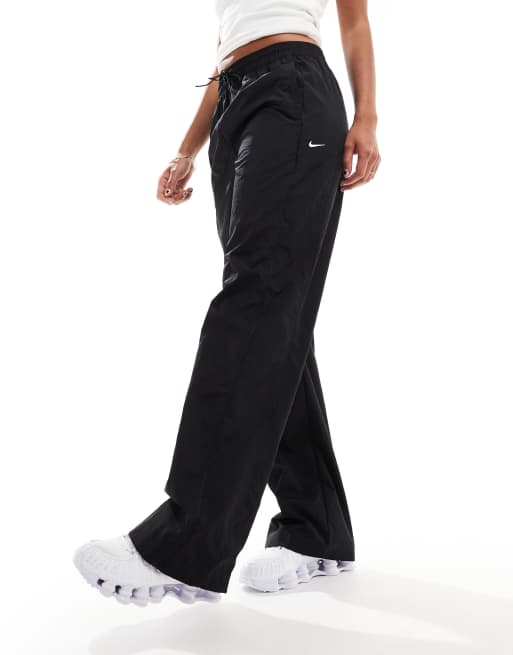 Nike windrunner track pants in black