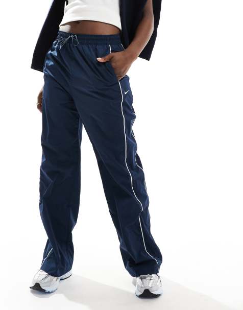Nike windrunner track pants in navy - view 1