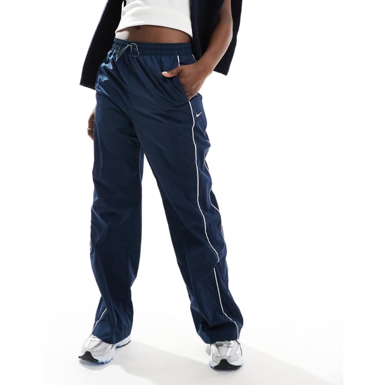 Nike tracksuit shops bottoms white stripe