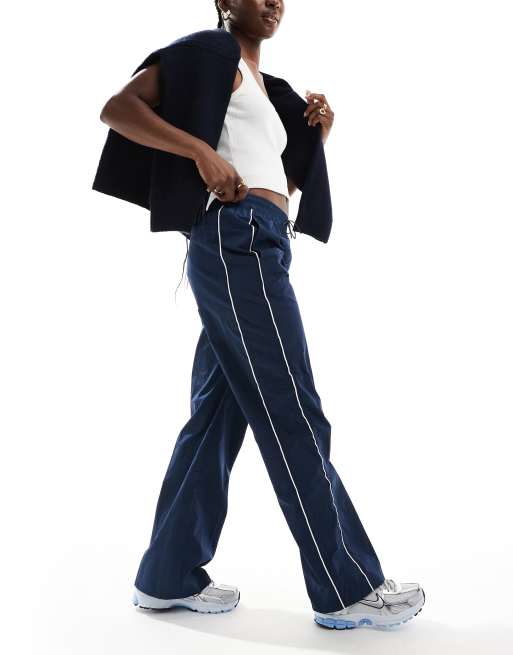 Nike windrunner track pants in navy