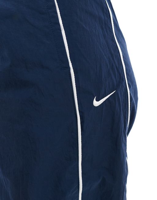 Nike windrunner track pants in navy, 3 of 5