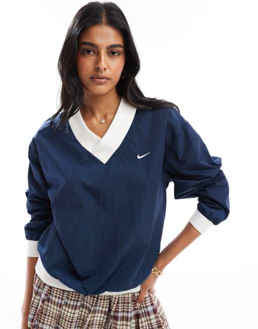 Nike woven crewneck store