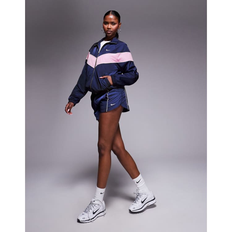 ★NIKE★WINDRUNNER ランニングジャケット★追跡可 Sサイズ Nike Windrunner woven track jacket and 2 inch sorts in navy