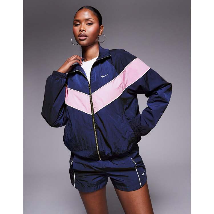 トップス MOMENTEL Pink Navy Short Sleeve Jacket 208030539-1-navy?$n_750w$&wid=