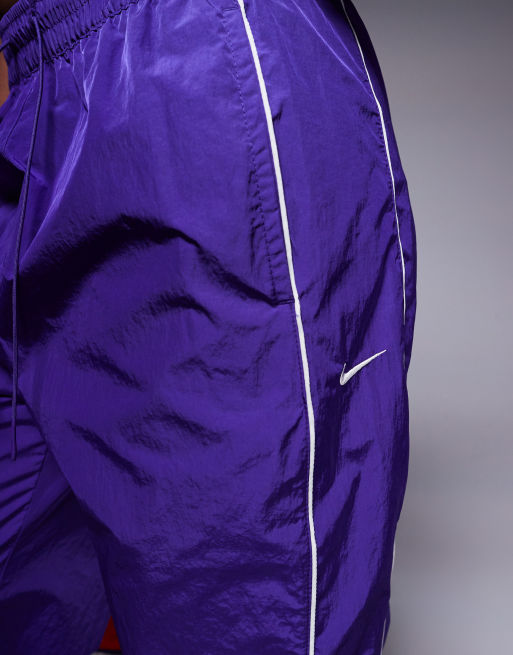 Nike Windrunner woven track pant in purple, 4 of 5