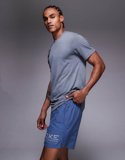 Nike Winter 5-inch 2 in 1 shorts in blue , 3 of 5