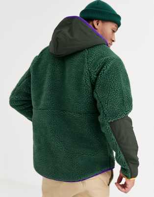 asos sherpa hoodie