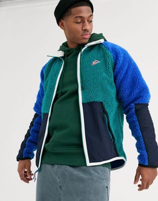 Nike winter sherpa zip-through jacket 