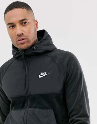 Nike winter zip-through fleece hoodie 