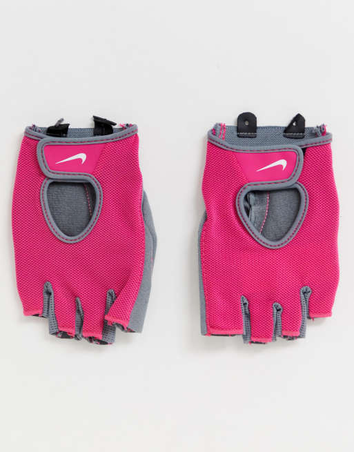 Nike Womens Fundamental Training gloves in pink ASOS