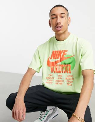 nike lime t shirt