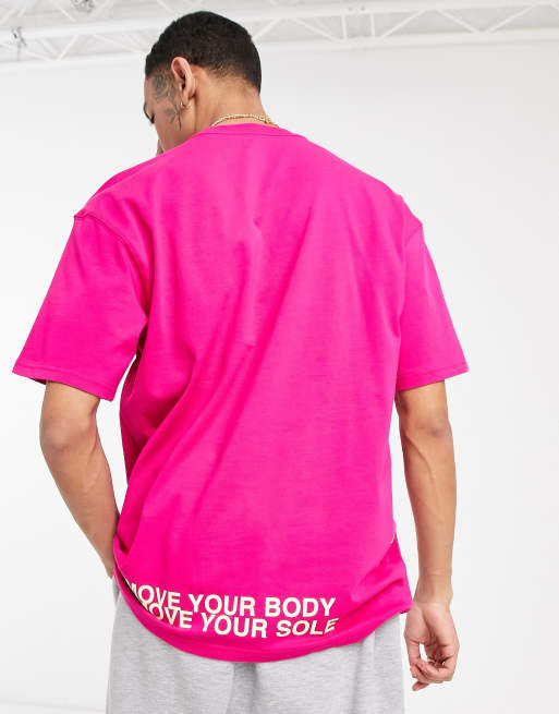 T shirt discount rose nike homme