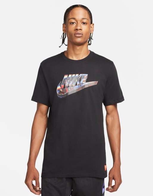 Nike Worldwide HBR logo T-shirt in black | ASOS