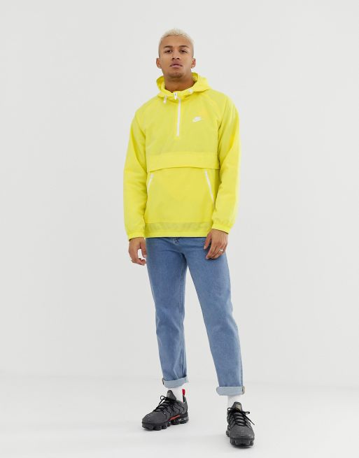 Nike woven cheap jacket yellow