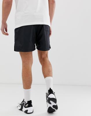 nike woven shorts in black