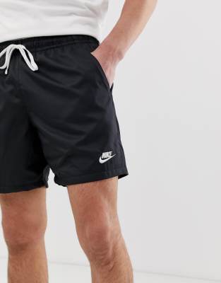 nike woven shorts mens black