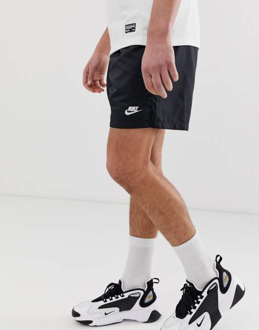 Nike woven logo shorts black on sale