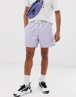 Nike Woven Logo Shorts Lilac | ASOS