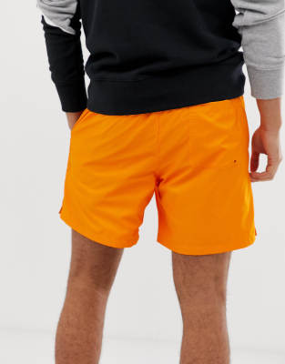 short nike orange fluo