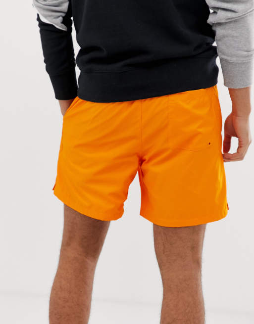 Short nike best sale homme orange