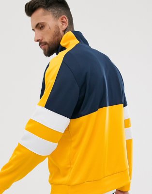 yellow and blue nike jacket