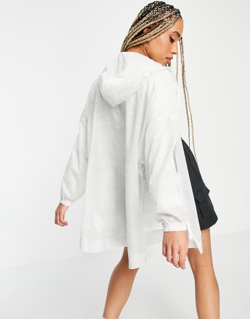 White on sale sheer jacket